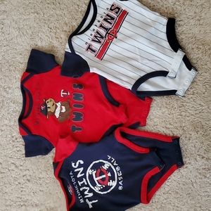 MN Twins Baby Onesies